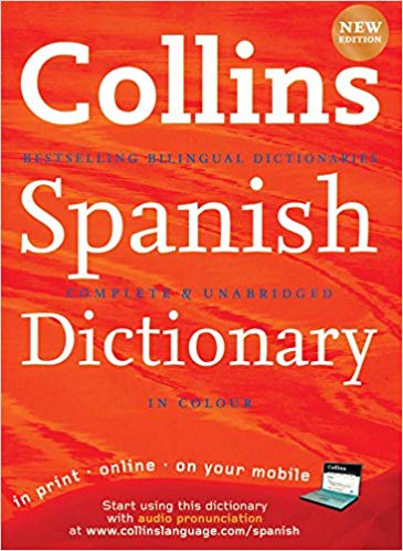 Goyal Saab Foreign Language Dictionaries Spanish - English / English - Spanish Collins Spanish Dictionary - Hardback Big Edition
